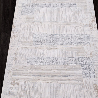 Ковер C558AC - BEIGE / GREY - Прямоугольник - коллекция PERLA