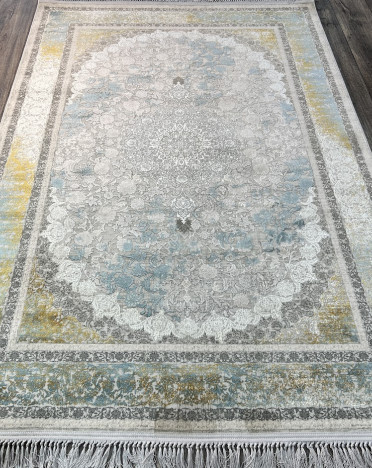 Ковер персидский 3031 Paris (Бамбуковый шелк, серый)