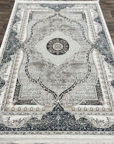 Турецкий ковер Atlantik Hali Deco 10137A (Полиэстер, синий, серый)