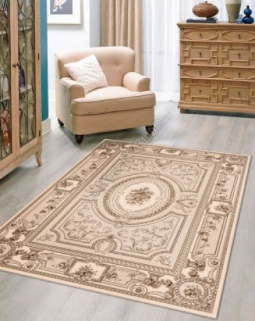 Ковер бельгийский 38028-6262-60 Genova (Вискоза, бежевый, желтый)