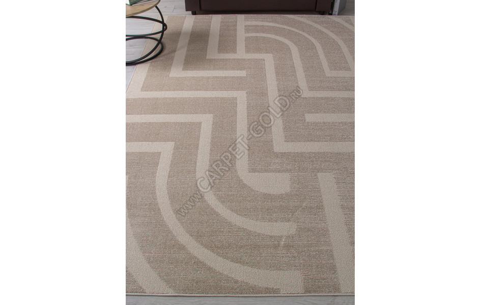 Ковер F439 - LIGHT BEIGE - Прямоугольник - коллекция DIOS